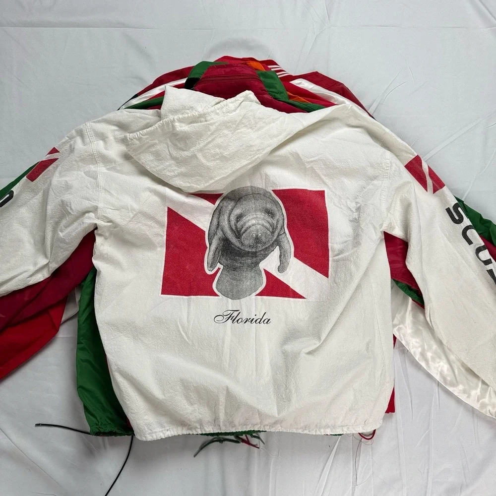 Lot of 10 Vintage 80s, 90s, 00s Windbreaker & Jacket Wholesale Box S,M,L,XL,2XL - Picture 13 of 16